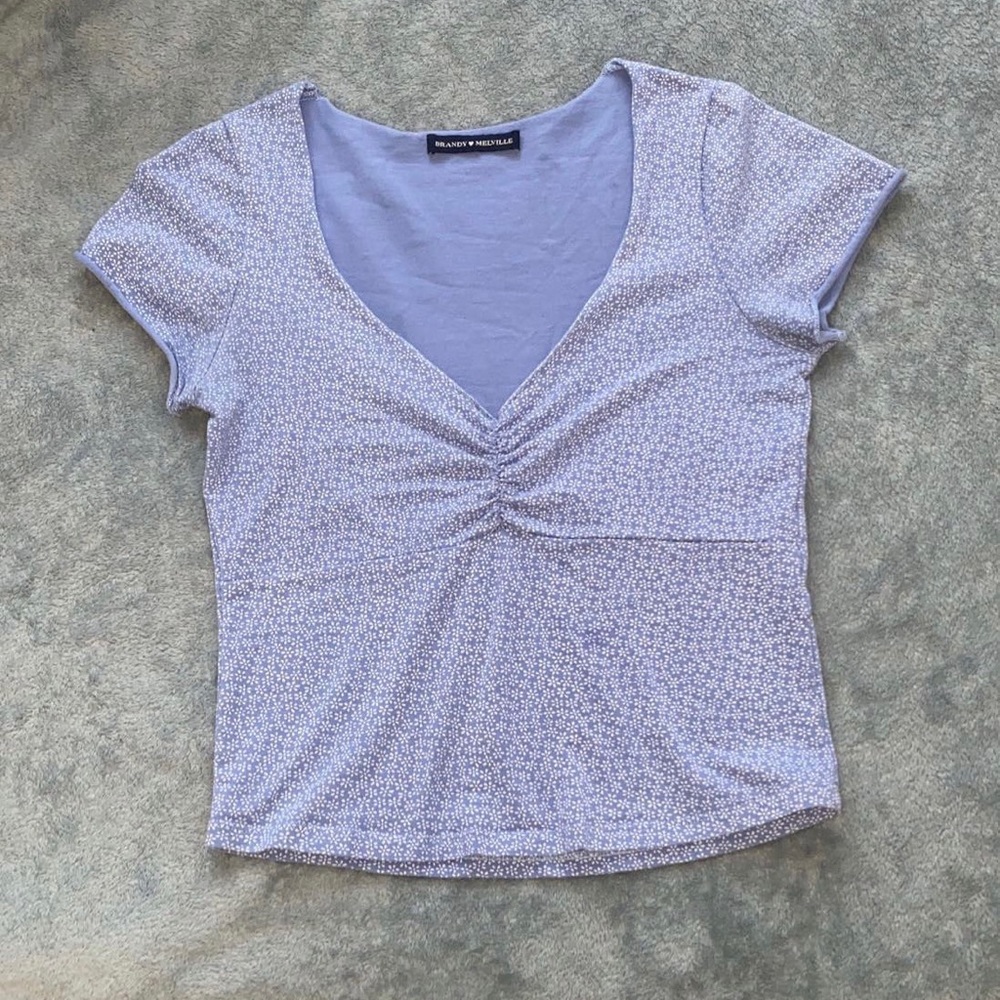 Brandy Melville blue gina top